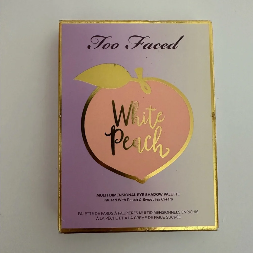 NIB Too Faced White Peach Eyeshadow Palette Multi-Dimensional Peach Shades